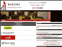 Tablet Screenshot of destinydevelopmentteam.com